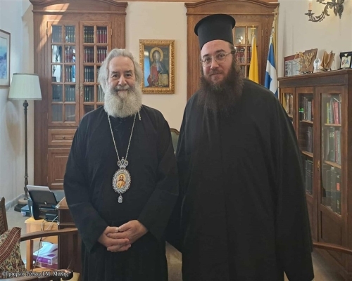 Ἐθιμοτυπική ἐπίσκεψη Ἐξάρχου τοῦ Παναγίου Τάφου
