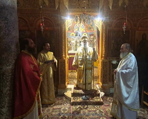 Ὁ Μάνης στὸ Μοναστήρι Λιγοβιτσίου 