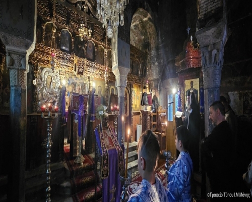 Ἡ Ἱερὰ Ἀκολουθία τοῦ Νυμφίου στὴ Μηλέα