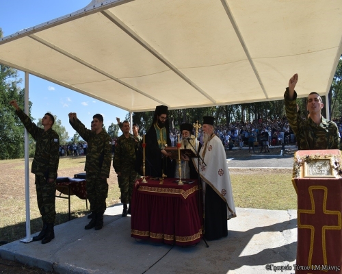 Ὁ Μάνης στὴ τελετὴ ὁρκωμοσίας στὸ ΚΕΕΜ Σπάρτης 